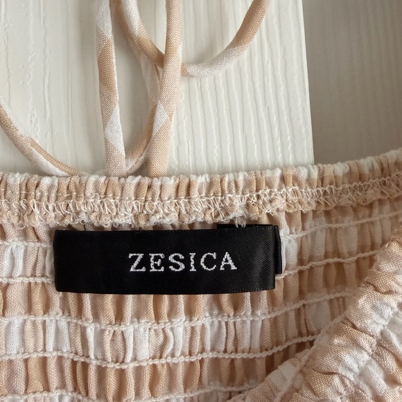 Gingham Midi Dress - Size M - Picture 8 of 10